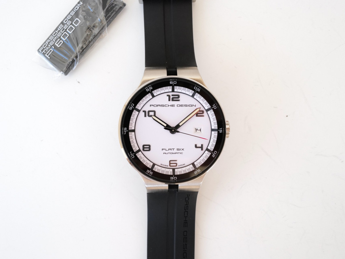 Swiss watch Porsche Design Flat Six White Dial 44