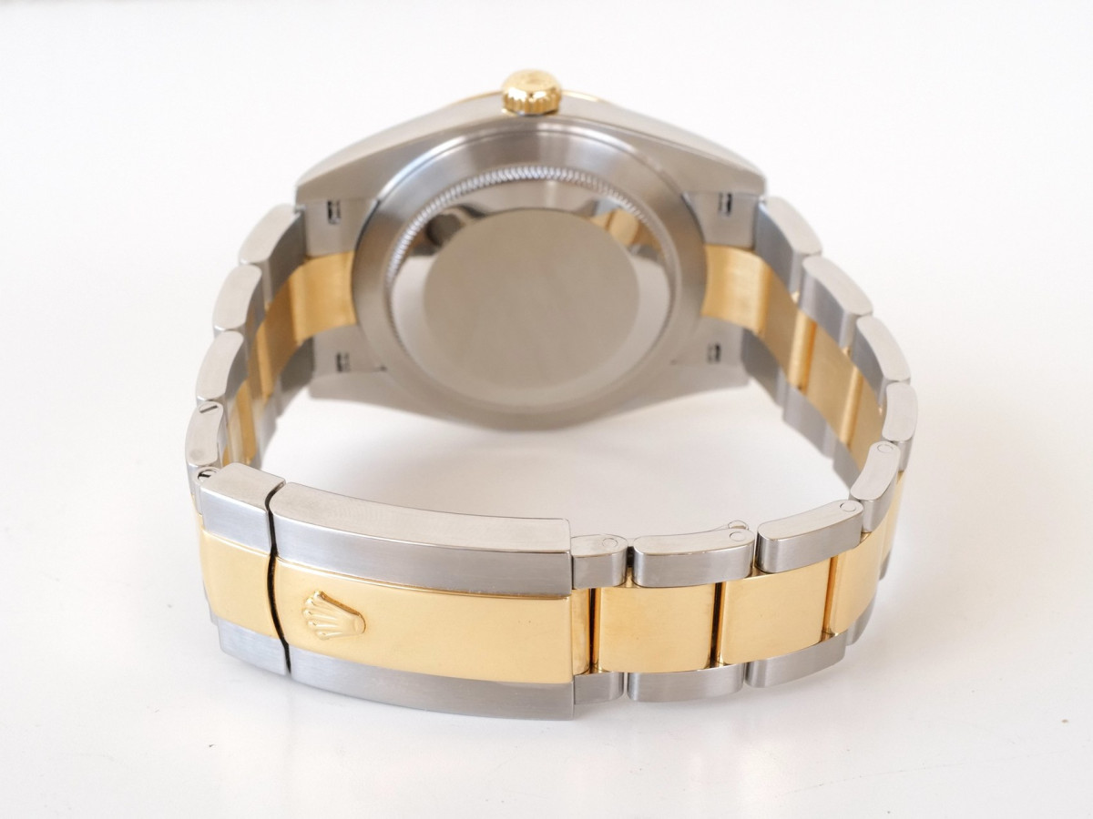 Swiss watch Rolex Datejust 41 Oyster Steel 18K Yellow Gold Wimbledon Dial