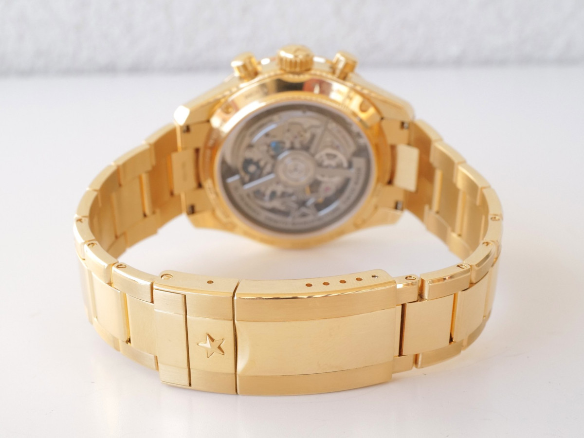 Swiss watch Zenith Chronomaster Sport Yoshida 18K Yellow Gold Green Dial Limited Edition 41