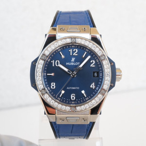 Швейцарський годинник Hublot Big Bang One Click Blue Diamonds Automatic 39