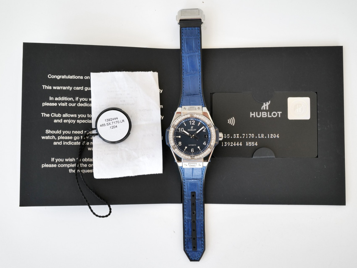 Swiss watch Hublot Big Bang One Click Blue Diamonds Automatic 39