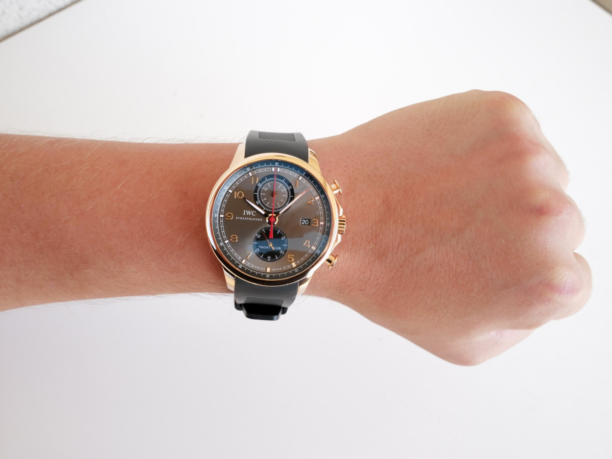 Швейцарские часы IWC Portuguese Yacht Club 18K Rose Gold Chronograph 45