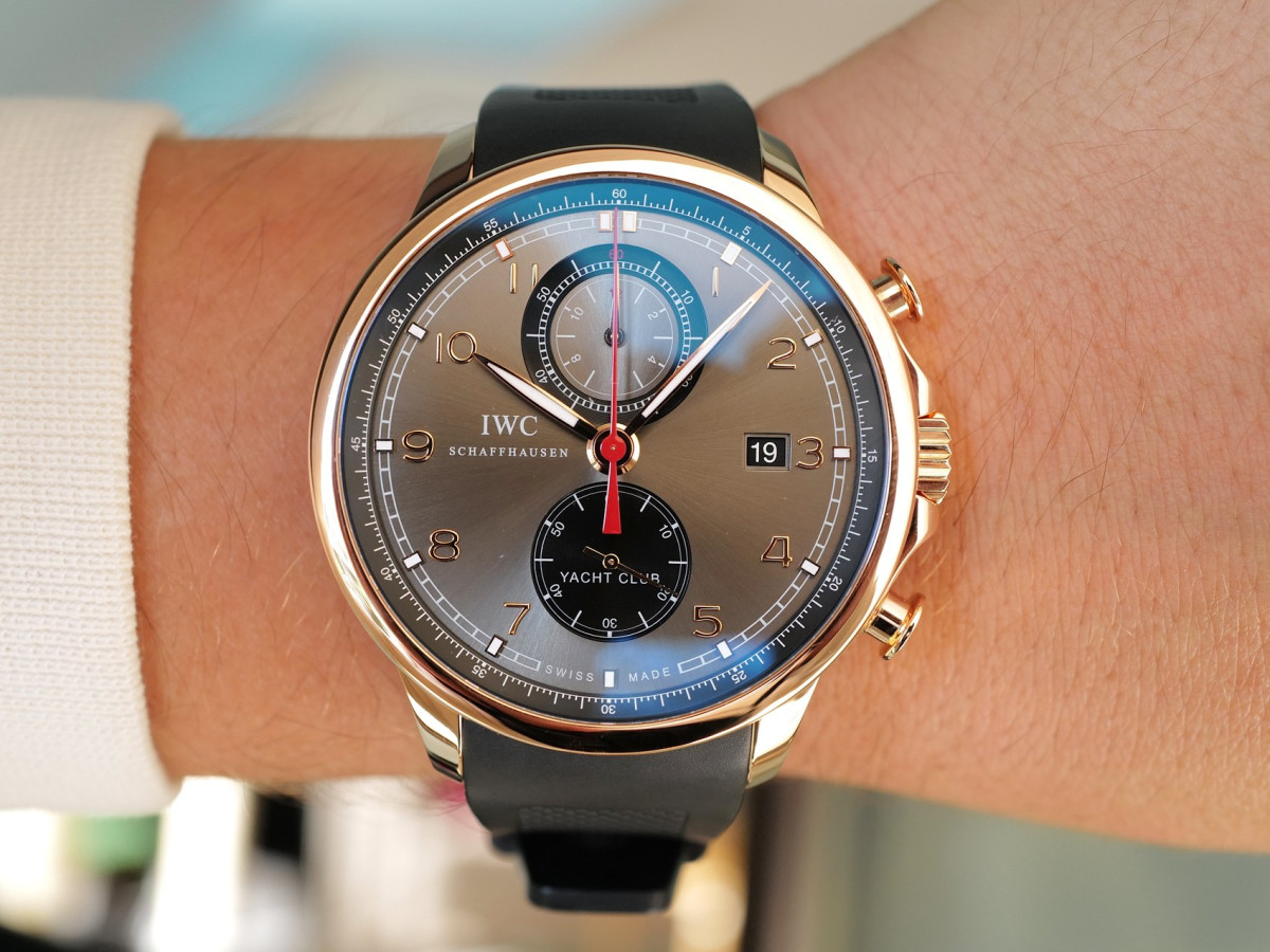 Швейцарские часы IWC Portuguese Yacht Club 18K Rose Gold Chronograph 45