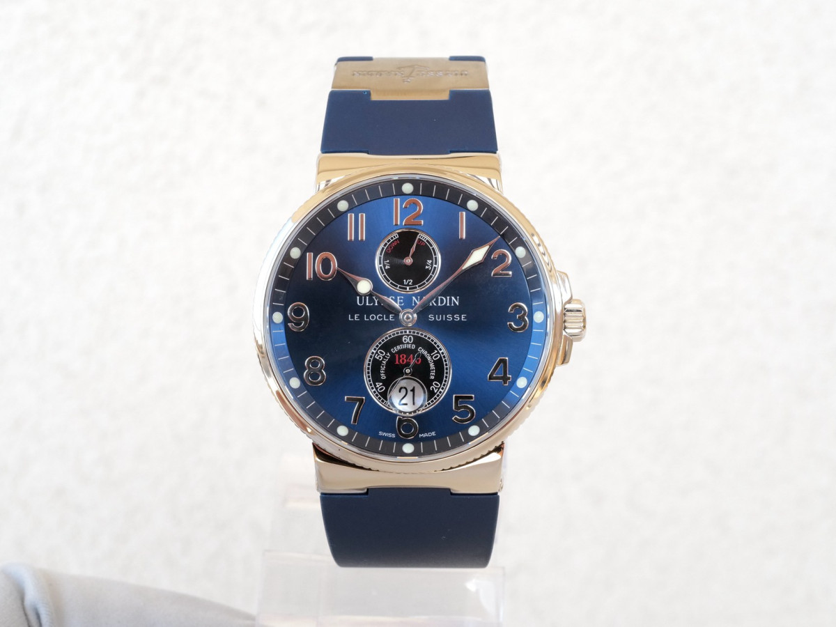 Швейцарський годинник Ulysse Nardin Maxi Marine Chronometer Blue Dial 41