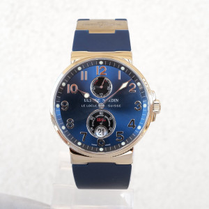 Швейцарський годинник Ulysse Nardin Maxi Marine Chronometer Blue Dial 41