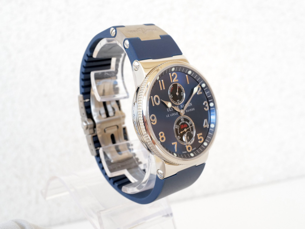 Швейцарський годинник Ulysse Nardin Maxi Marine Chronometer Blue Dial 41