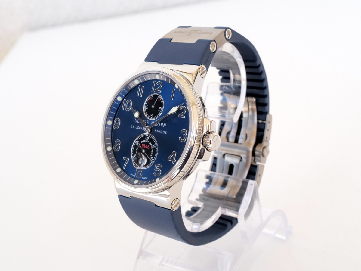 Швейцарський годинник Ulysse Nardin Maxi Marine Chronometer Blue Dial 41