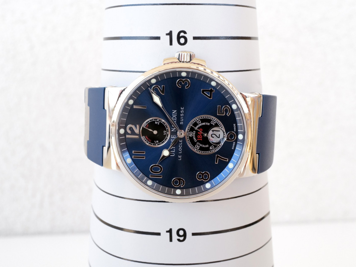 Швейцарський годинник Ulysse Nardin Maxi Marine Chronometer Blue Dial 41