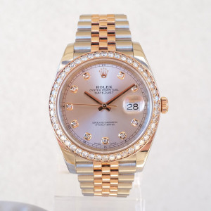Швейцарские часы Rolex Datejust 41 Jubilee Sundust Diamond Dial Bezel