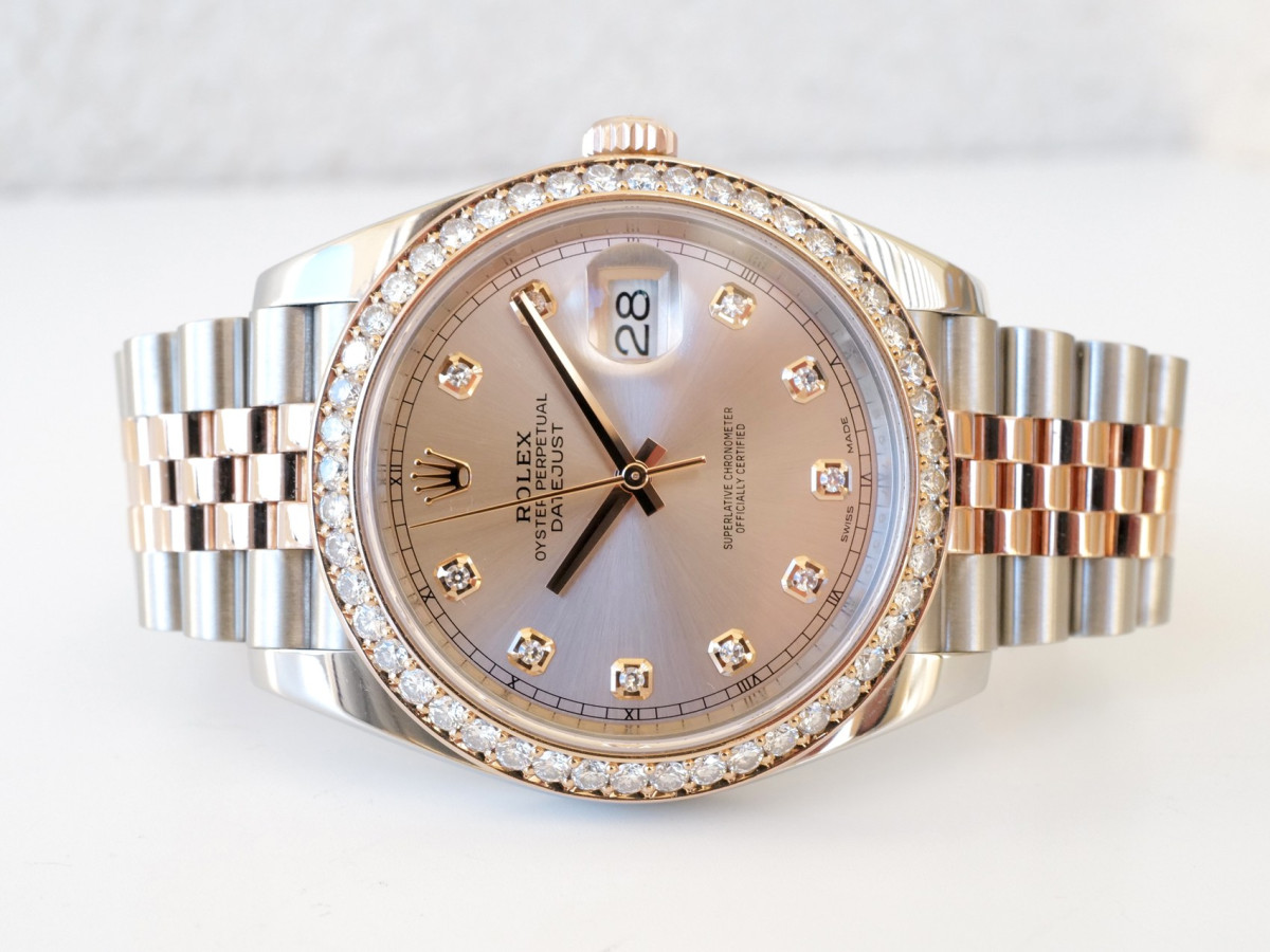 Швейцарський годинник Rolex Datejust 41 Jubilee Sundust Diamond Dial Bezel