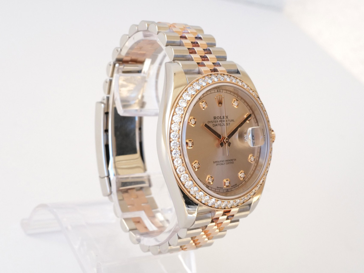 Швейцарський годинник Rolex Datejust 41 Jubilee Sundust Diamond Dial Bezel