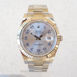 Швейцарський годинник Rolex Datejust II Roger Federer Silver Dial 41 (2018)
