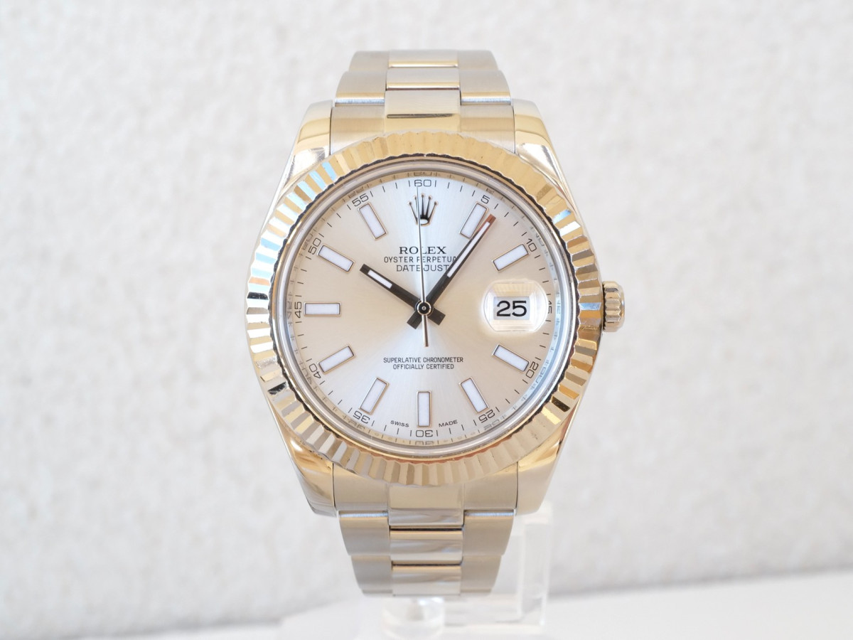 Швейцарские часы Rolex Datejust II Silver Dial 41