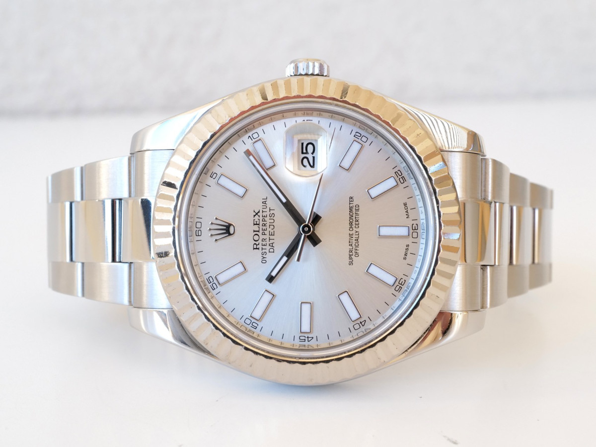 Швейцарские часы Rolex Datejust II Silver Dial 41