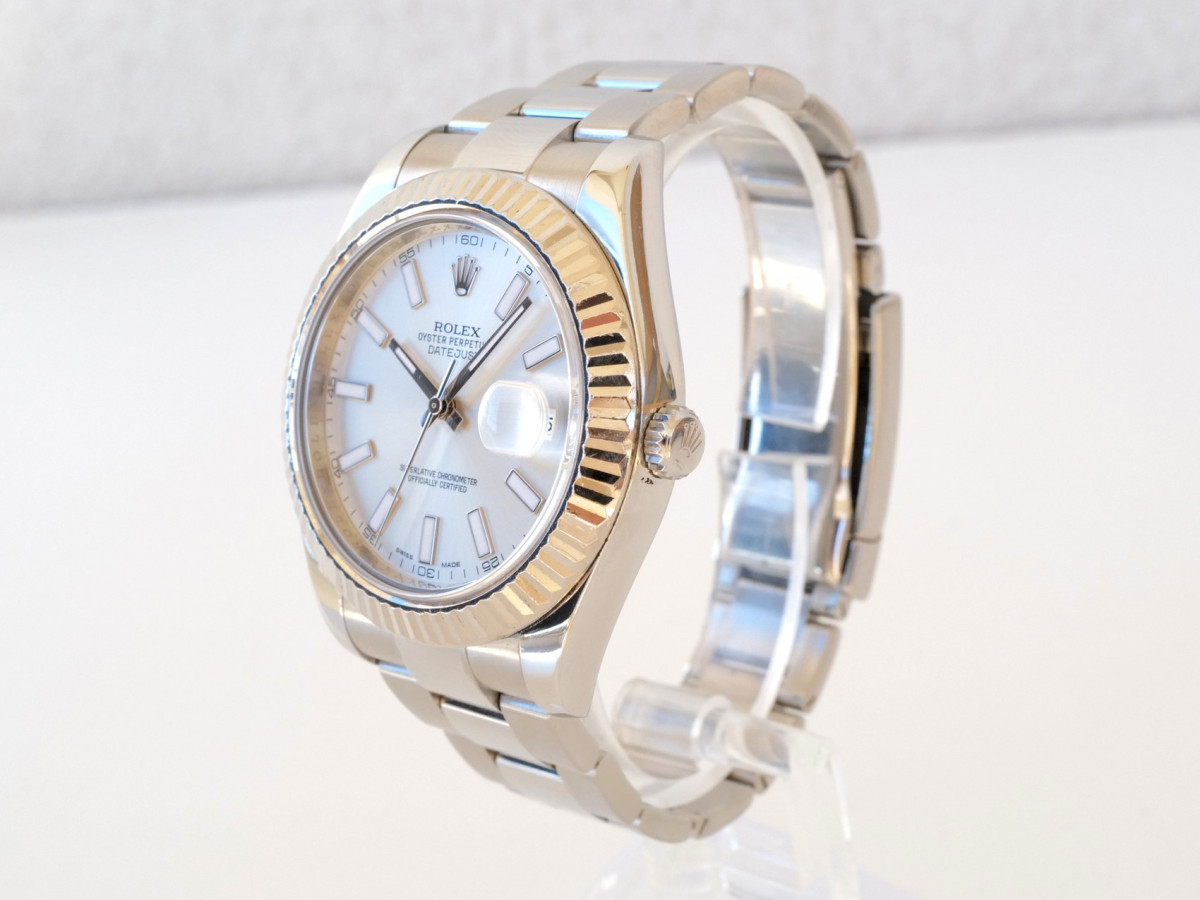 Швейцарские часы Rolex Datejust II Silver Dial 41