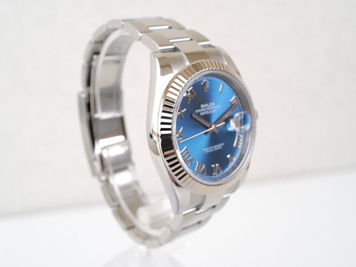 Швейцарський годинник Rolex Datejust 41 Oyster Blue Roman Dial