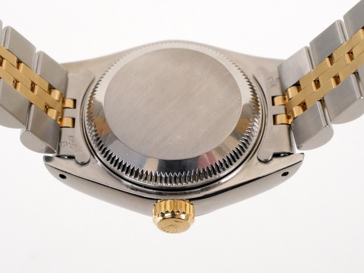 Швейцарський годинник Rolex Lady-Datejust 26 Jubilee Yellow Gold Steel Black Diamond Dial