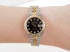 Швейцарський годинник Rolex Lady-Datejust 26 Jubilee Yellow Gold Steel Black Diamond Dial