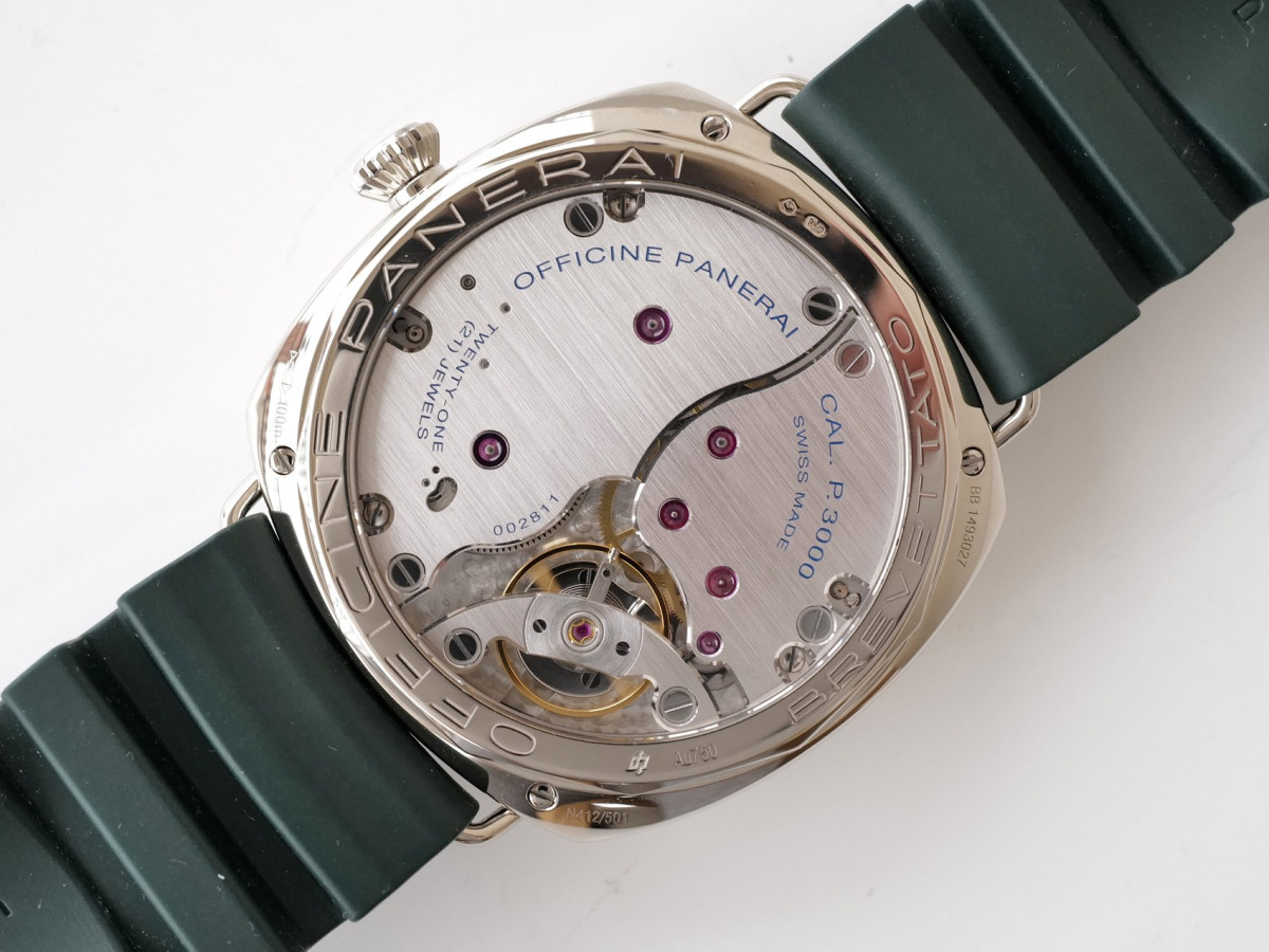 Швейцарський годинник Panerai Radiomir 3 Days Oro Bianco 500 Limited Edition 18K White Gold 47