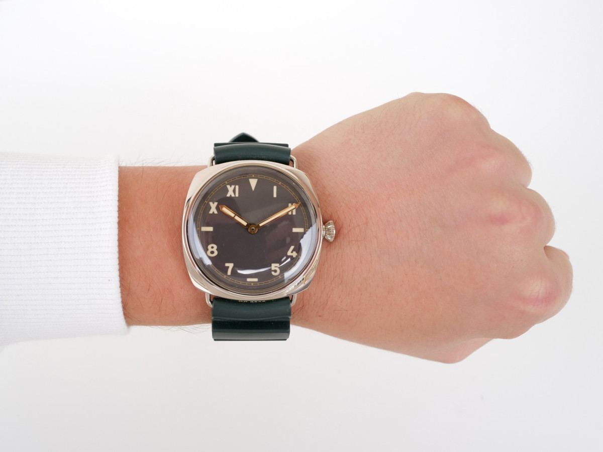 Швейцарський годинник Panerai Radiomir 3 Days Oro Bianco 500 Limited Edition 18K White Gold 47