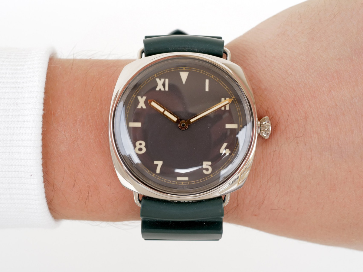 Швейцарський годинник Panerai Radiomir 3 Days Oro Bianco 500 Limited Edition 18K White Gold 47