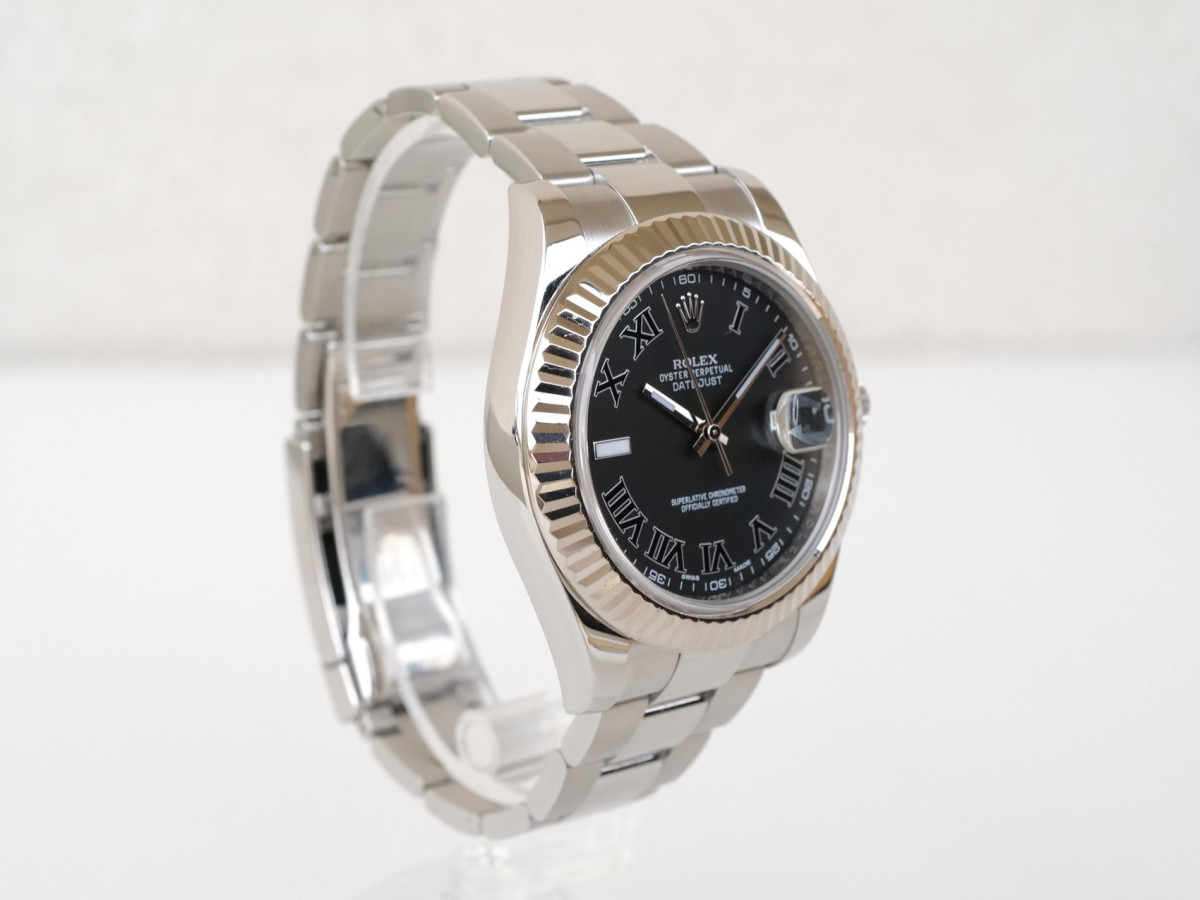 Швейцарський годинник Rolex Datejust II Black Roman Dial 41