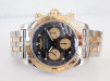 Швейцарський годинник Breitling Chronomat Steel 18K Rose Gold Black Dial 44