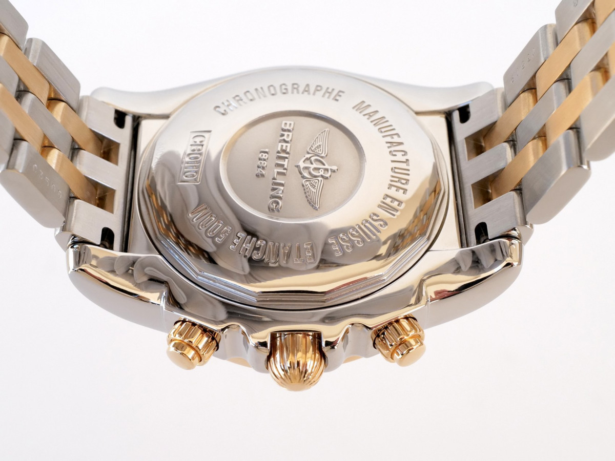 Швейцарський годинник Breitling Chronomat Steel 18K Rose Gold Black Dial 44