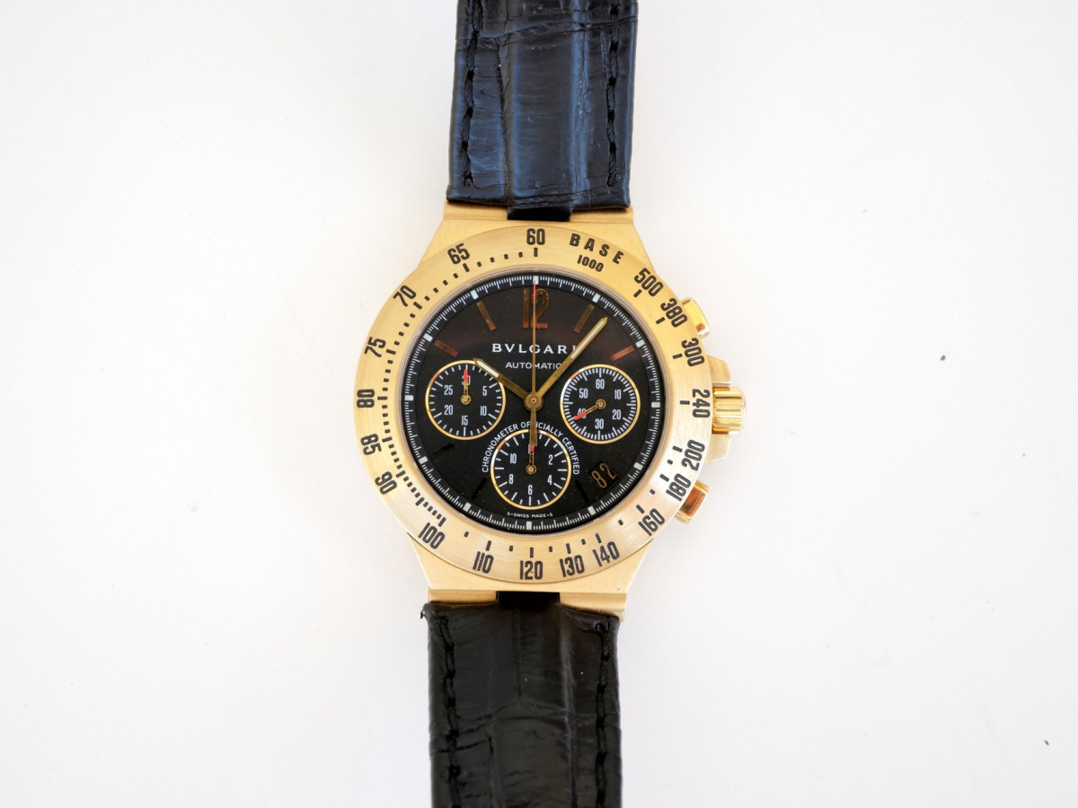 Швейцарський годинник Bulgari Diagono 18K Yellow Gold 40