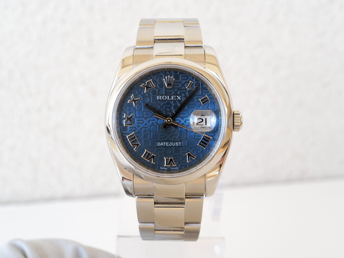 Швейцарський годинник Rolex Datejust 36 Oyster Blue Dial