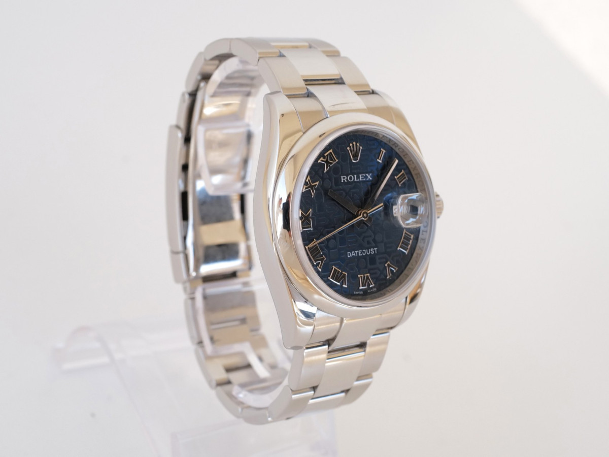 Швейцарський годинник Rolex Datejust 36 Oyster Blue Dial