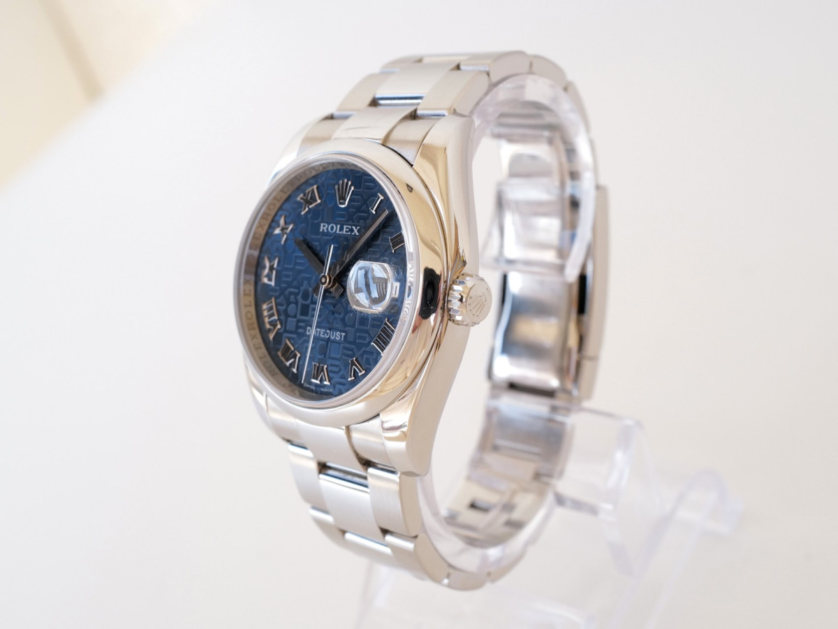 Швейцарський годинник Rolex Datejust 36 Oyster Blue Dial