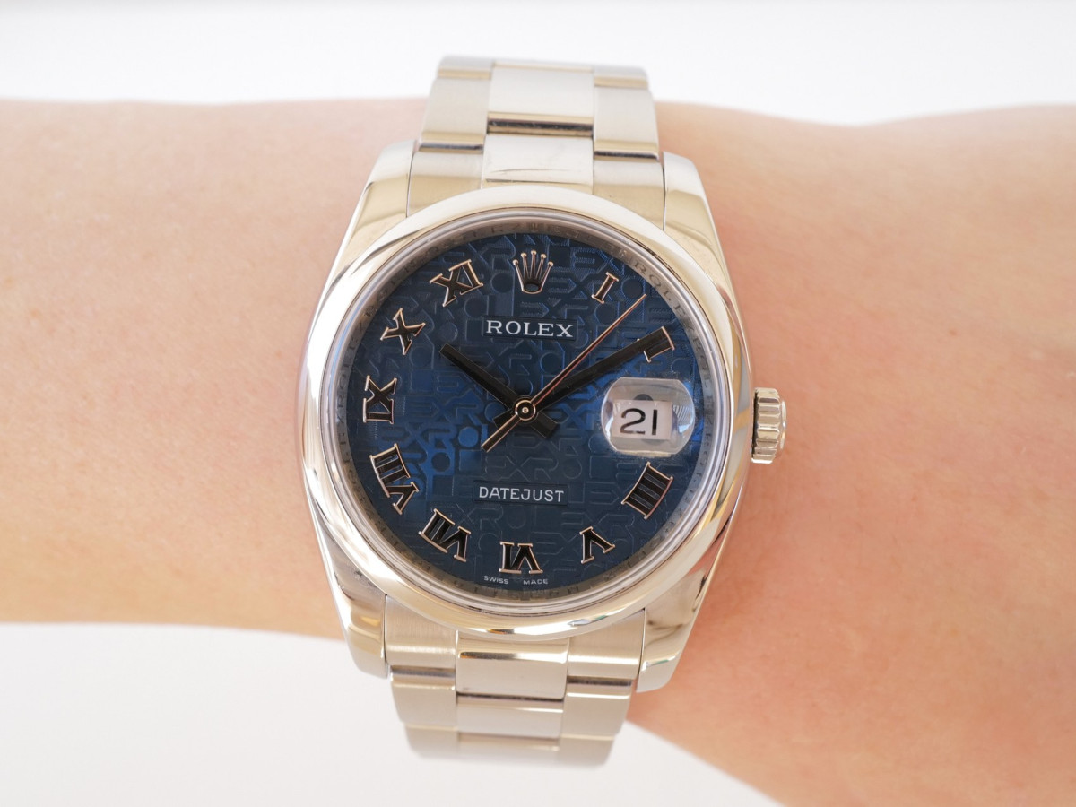 Швейцарський годинник Rolex Datejust 36 Oyster Blue Dial