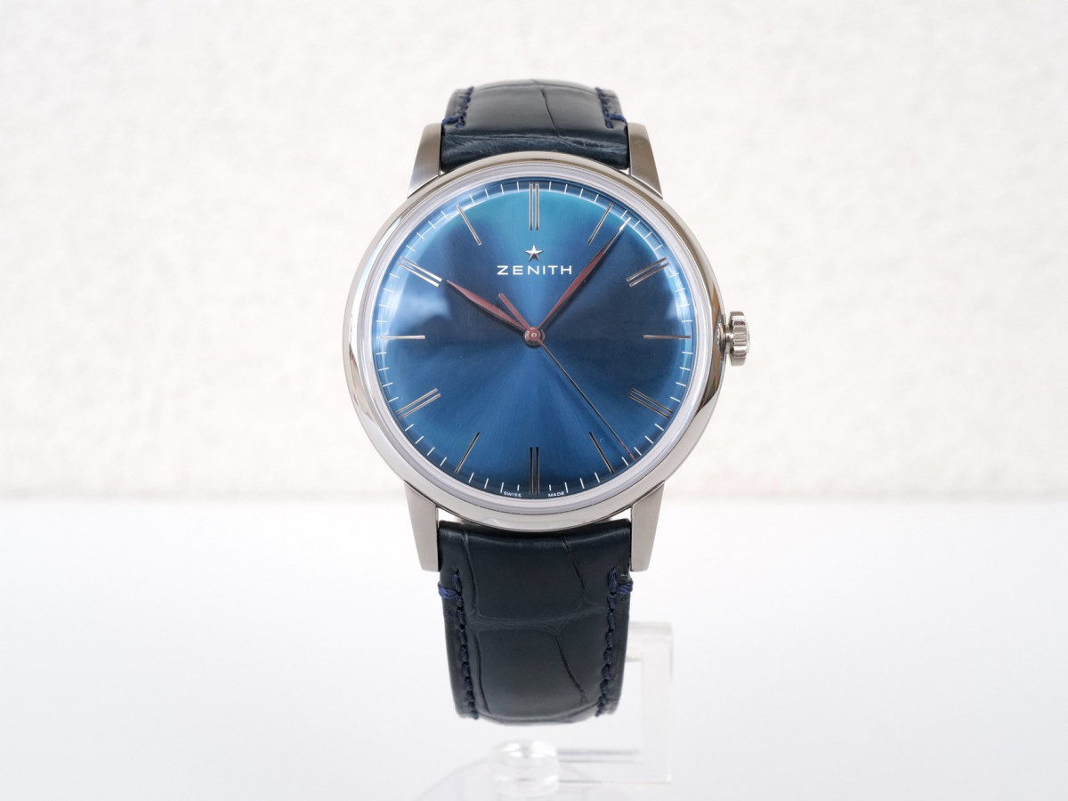 Швейцарський годинник Zenith Elite Ultra Thin Blue Dial 42