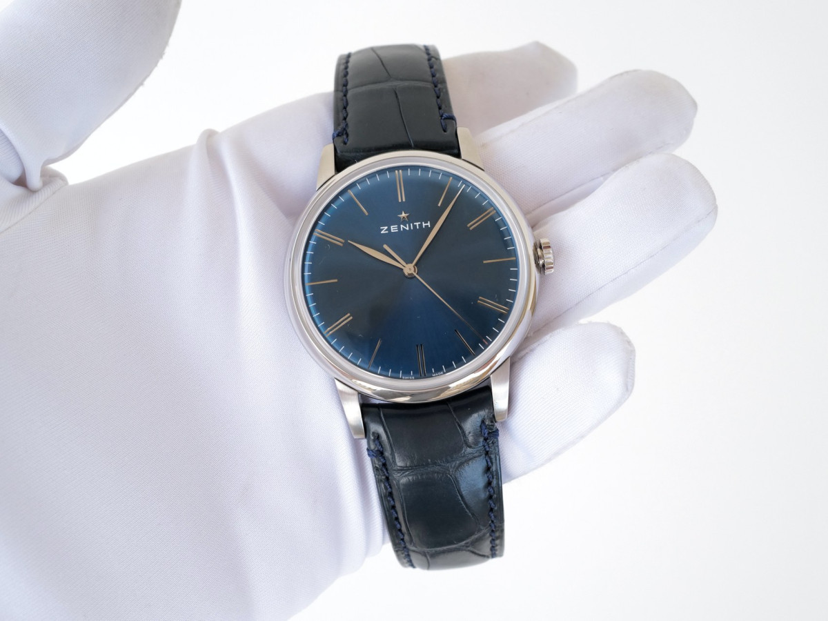 Швейцарський годинник Zenith Elite Ultra Thin Blue Dial 42