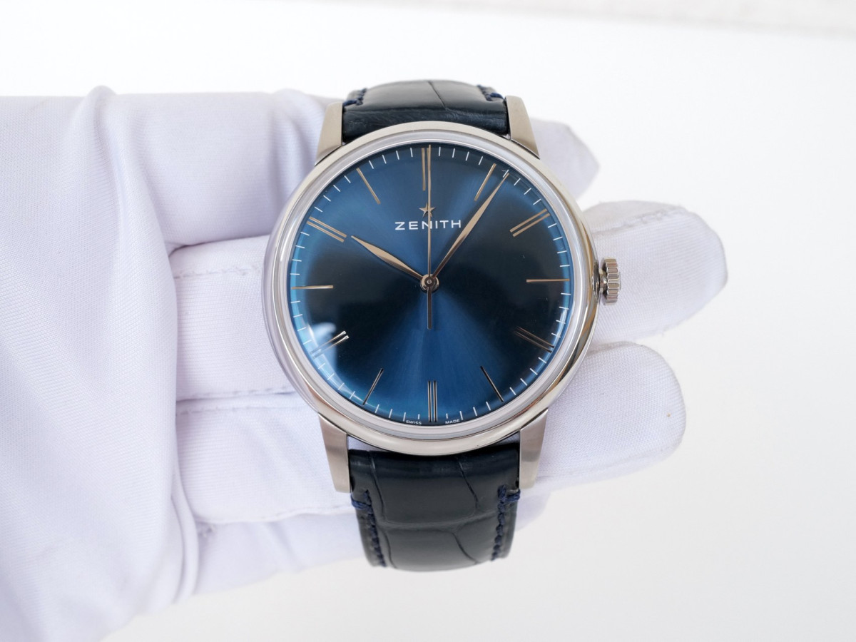 Швейцарський годинник Zenith Elite Ultra Thin Blue Dial 42