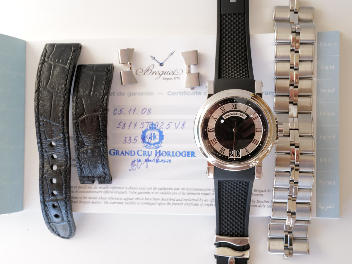 Швейцарський годинник Breguet Marine Big Date Black Dial