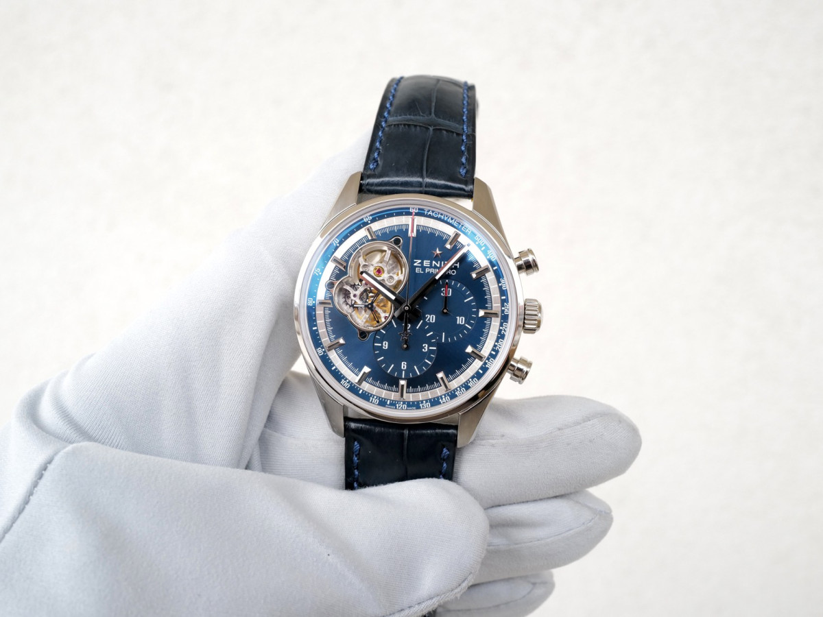 Швейцарський годинник Zenith El Primero Chronomaster Blue Dial Chronograph 42