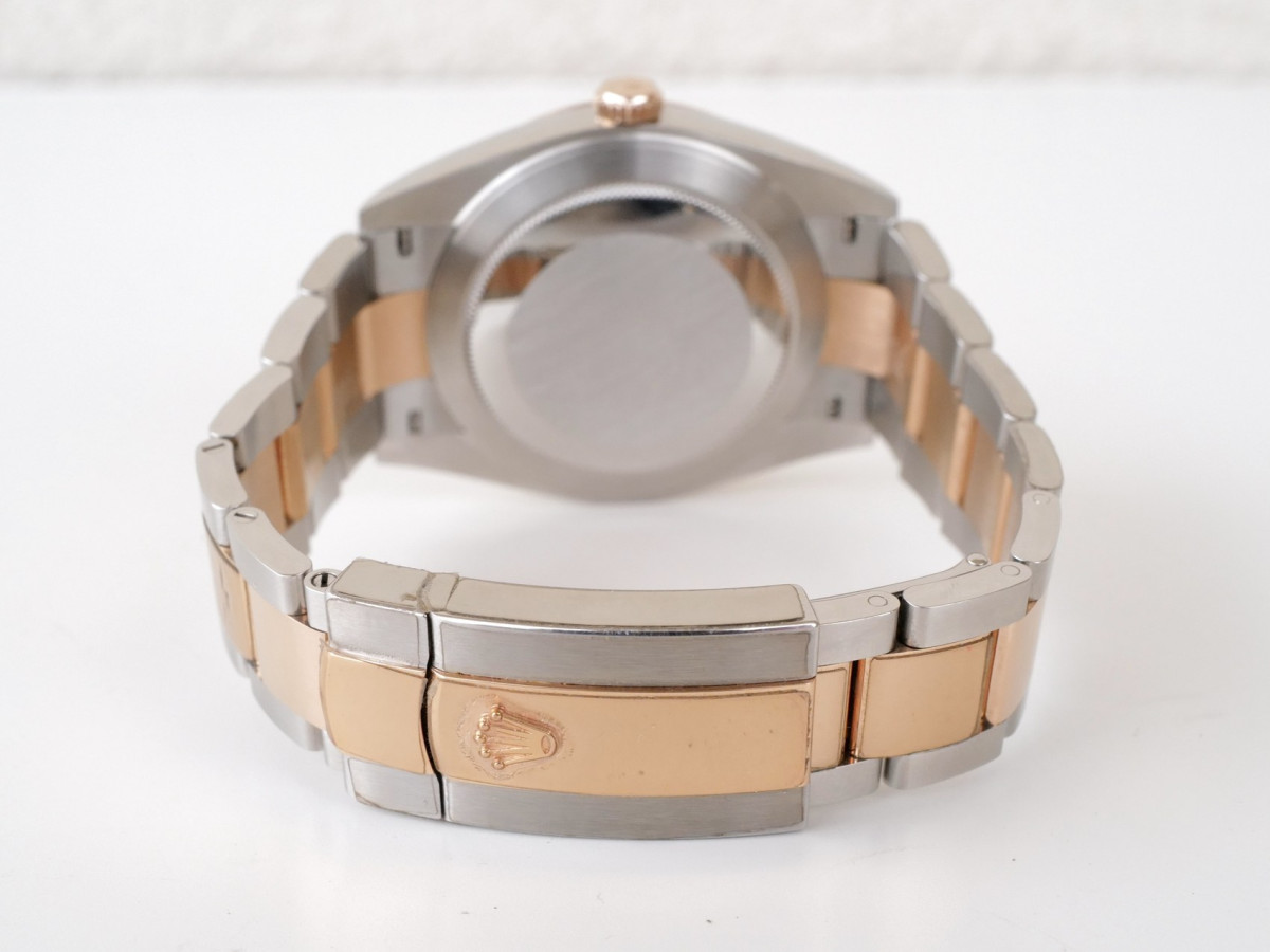 Swiss watch Rolex Datejust 41 Oyster Steel 18K Rose Gold Wimbledon Dial