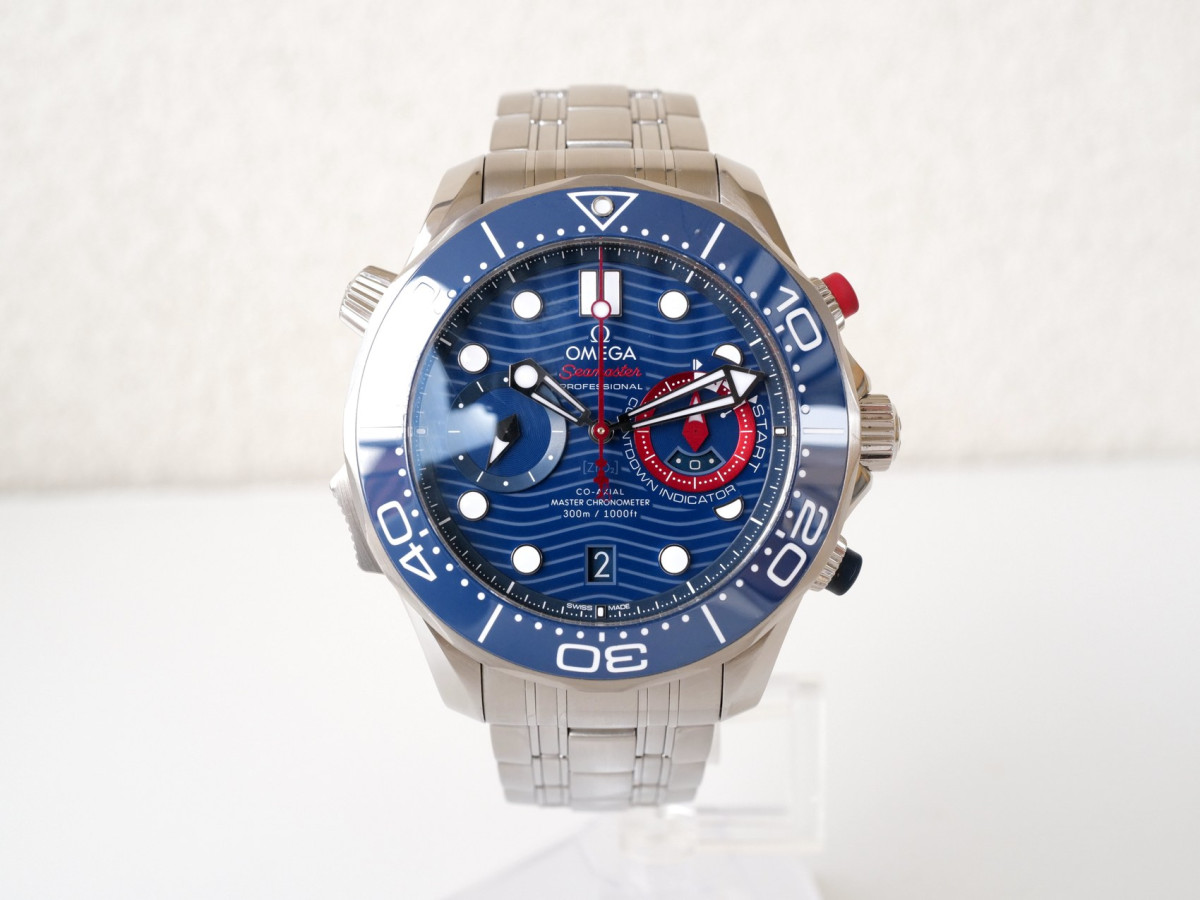 Швейцарские часы Omega Seamaster Diver 300M Chronograph America's Cup Edition 44