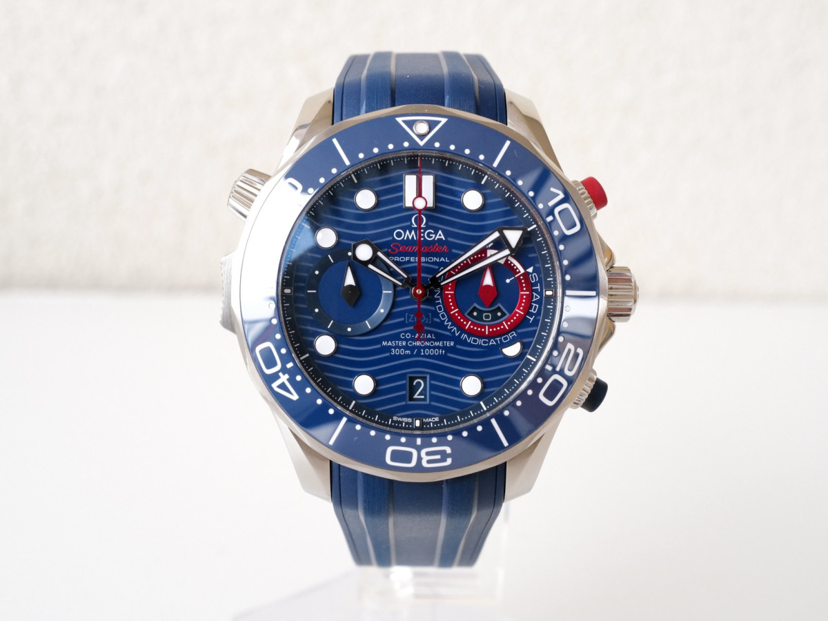Швейцарские часы Omega Seamaster Diver 300M Chronograph America's Cup Edition 44