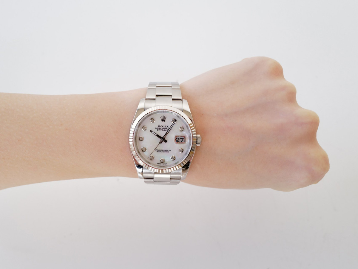 Швейцарские часы Rolex Datejust 36 Oyster Custom MOP Dial