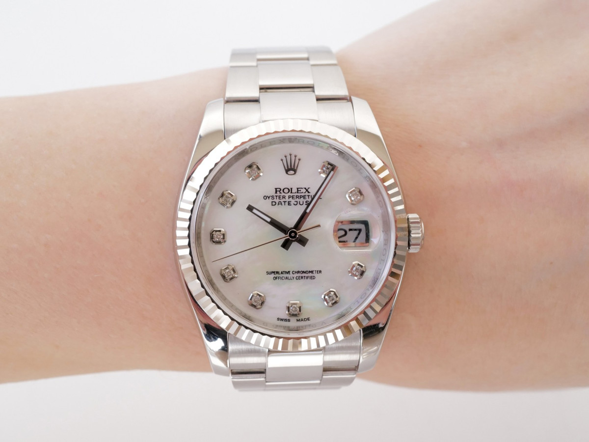 Швейцарские часы Rolex Datejust 36 Oyster Custom MOP Dial