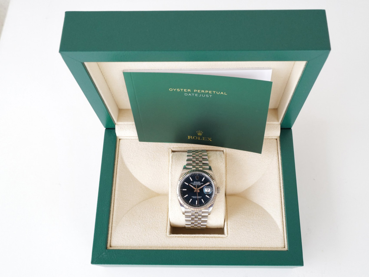 Швейцарський годинник Rolex Datejust 36 Blue Dial
