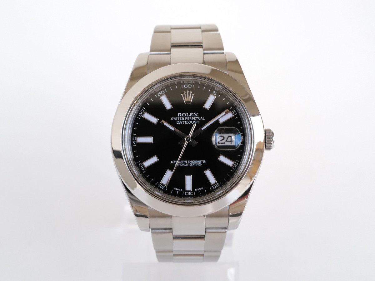 Швейцарские часы Rolex Datejust II Black Dial 41