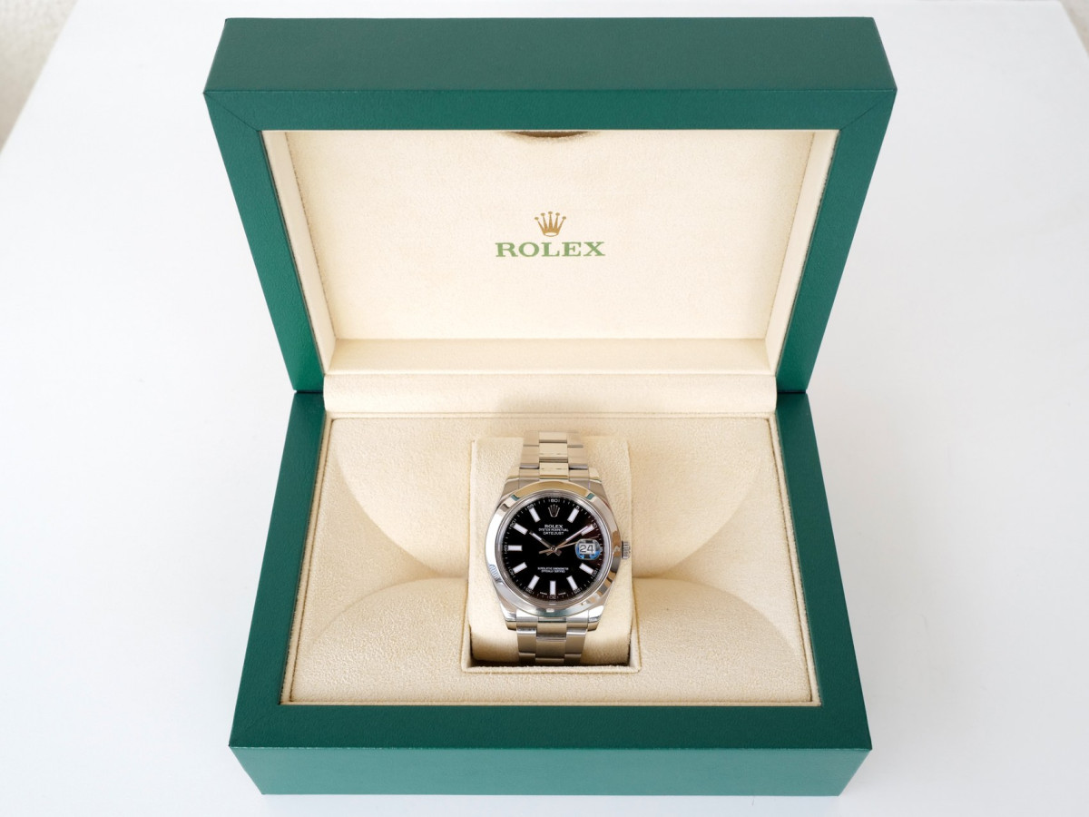 Швейцарские часы Rolex Datejust II Black Dial 41