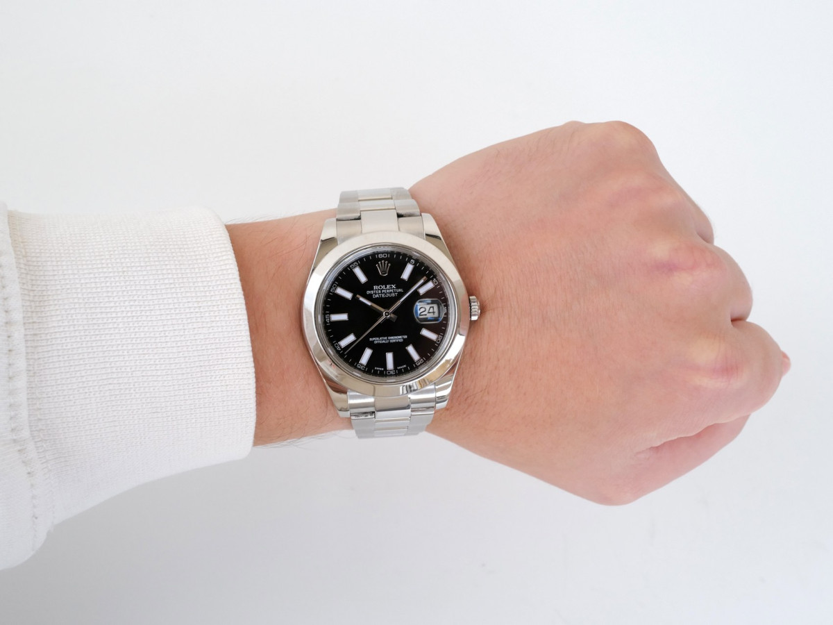 Швейцарские часы Rolex Datejust II Black Dial 41