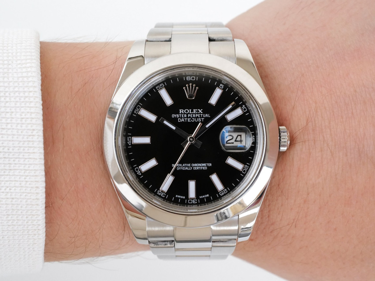 Швейцарские часы Rolex Datejust II Black Dial 41
