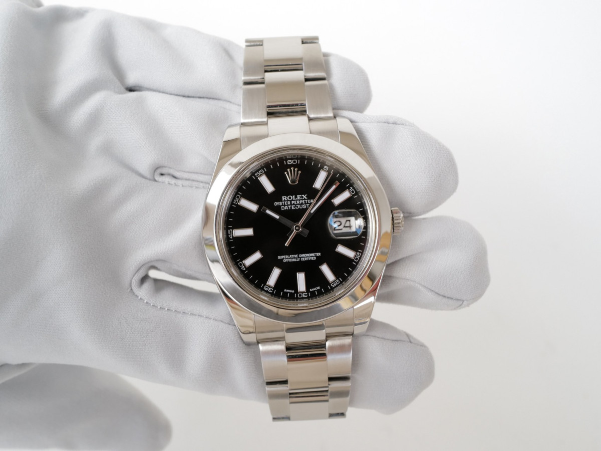 Швейцарские часы Rolex Datejust II Black Dial 41