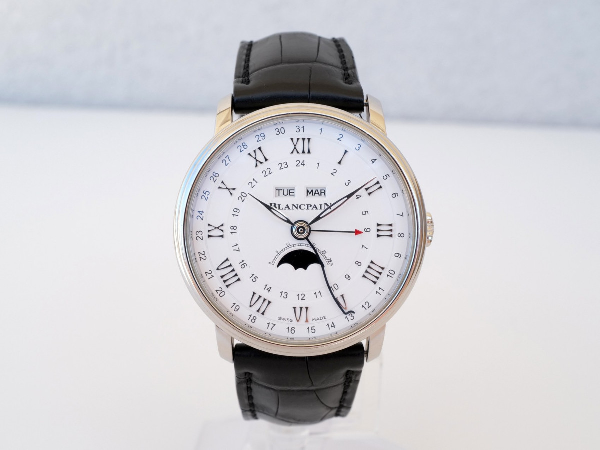 Швейцарские часы Blancpain Villeret Quantieme Complet Phases De Lune GMT